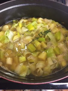 Leek and Thyme Soup - Ingredients