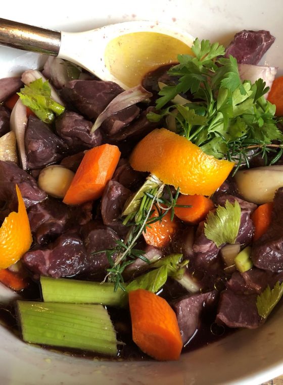 Lamb stew provençale