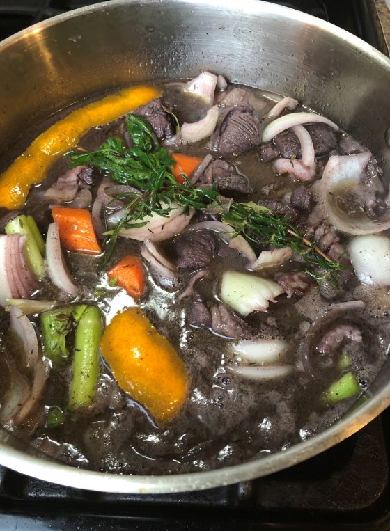 Lamb stew provençale
