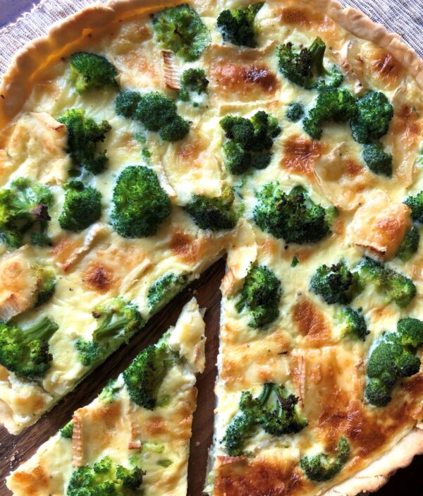 Broccoli & Brie Quiche | Www.valeriesfrenchkitchen.com